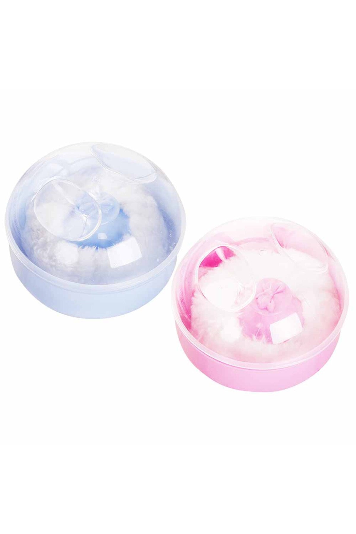 Star Babies Baby Powder Puff, Blue/Pink, Pack Of 2