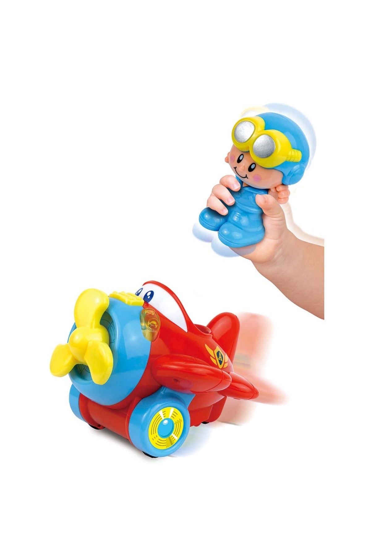 Little Learners Shake & Move Plane - Interactive Light & Sound Toy