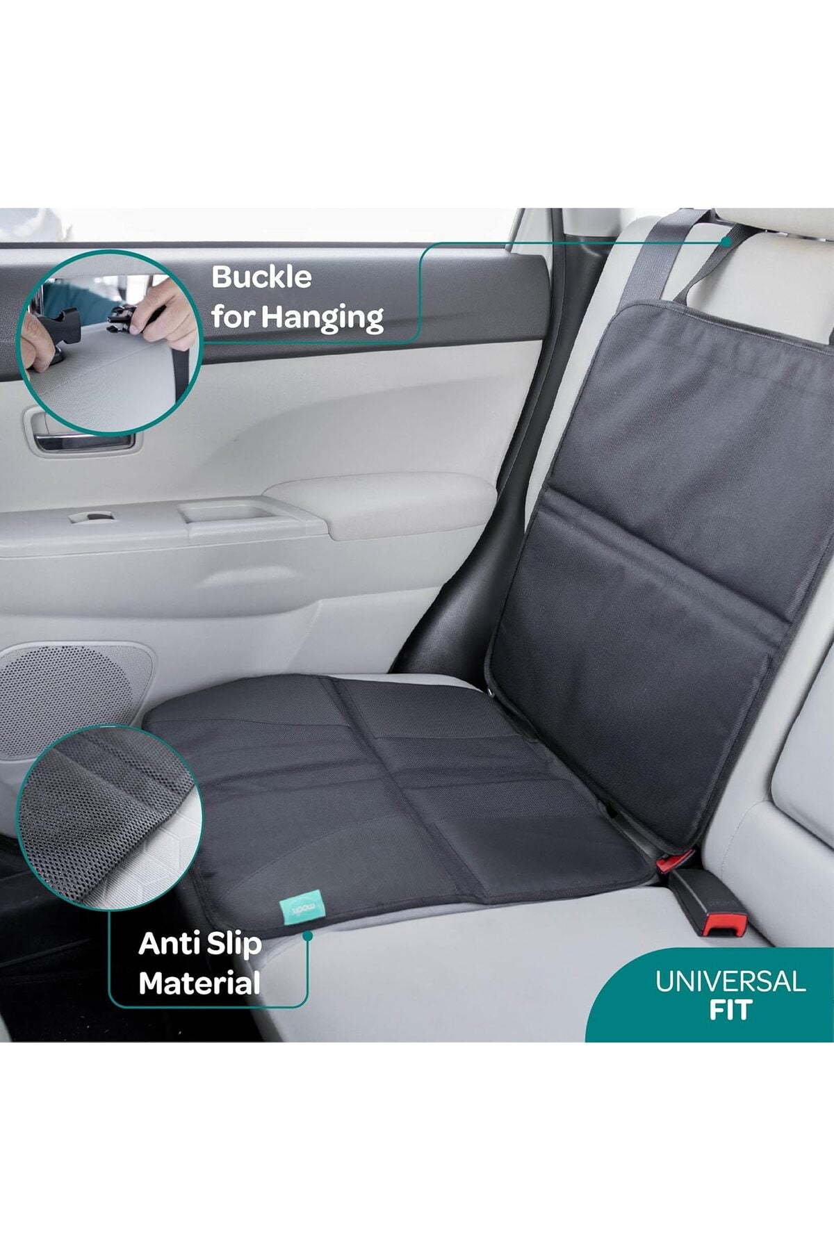 MOON Waterproof Car Seat Protector for Car Seat- Black Prismatic