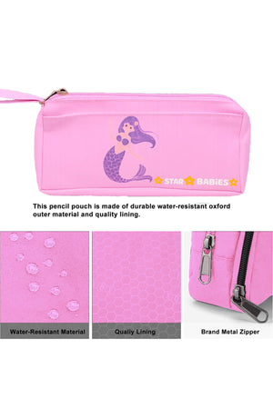 Star Babies - Double Zipper Pencil Case - Little Mermaid
