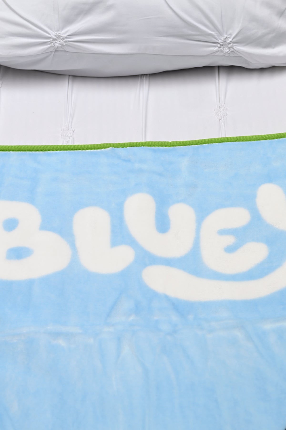 Bluey Raschel Blanket - Ultra-Soft & Lightweight 100% Polyester Throw - - Blue Color