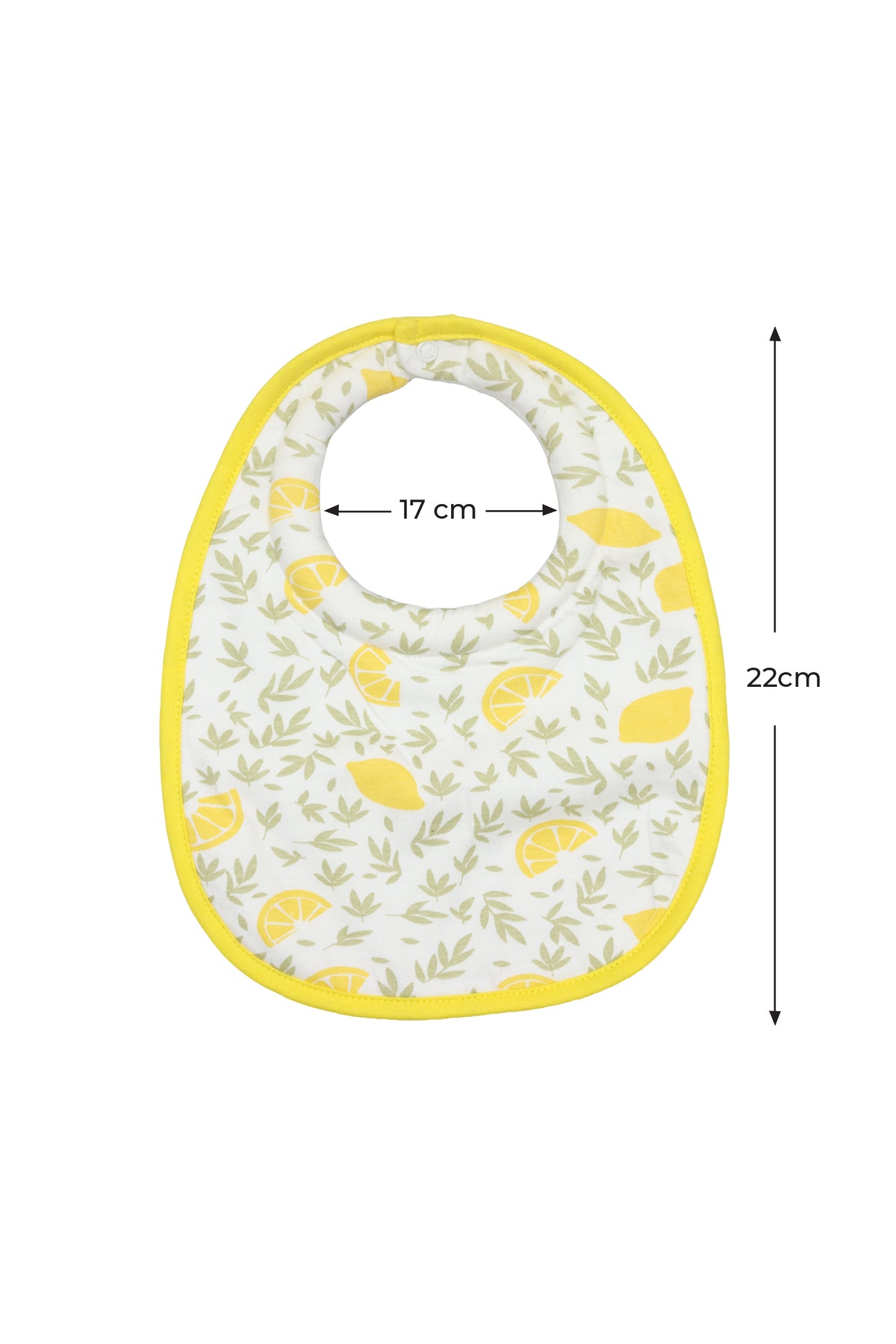 MOON Organic Baby Bibs 2 Pack -- Lemon & Melon Print
