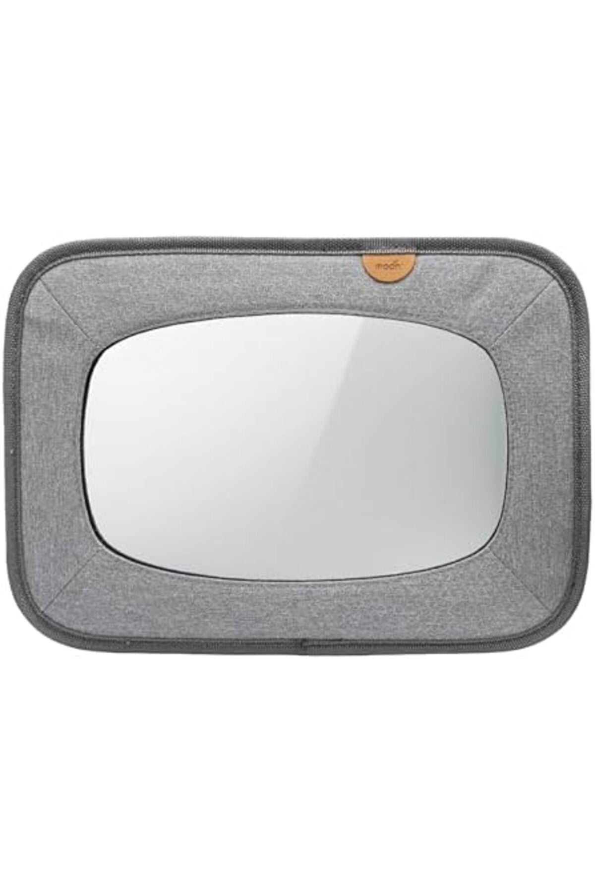 MOON Baby Back Seat Mirror - Universal Fit, Anti-Slip, 360-Degree -Grey