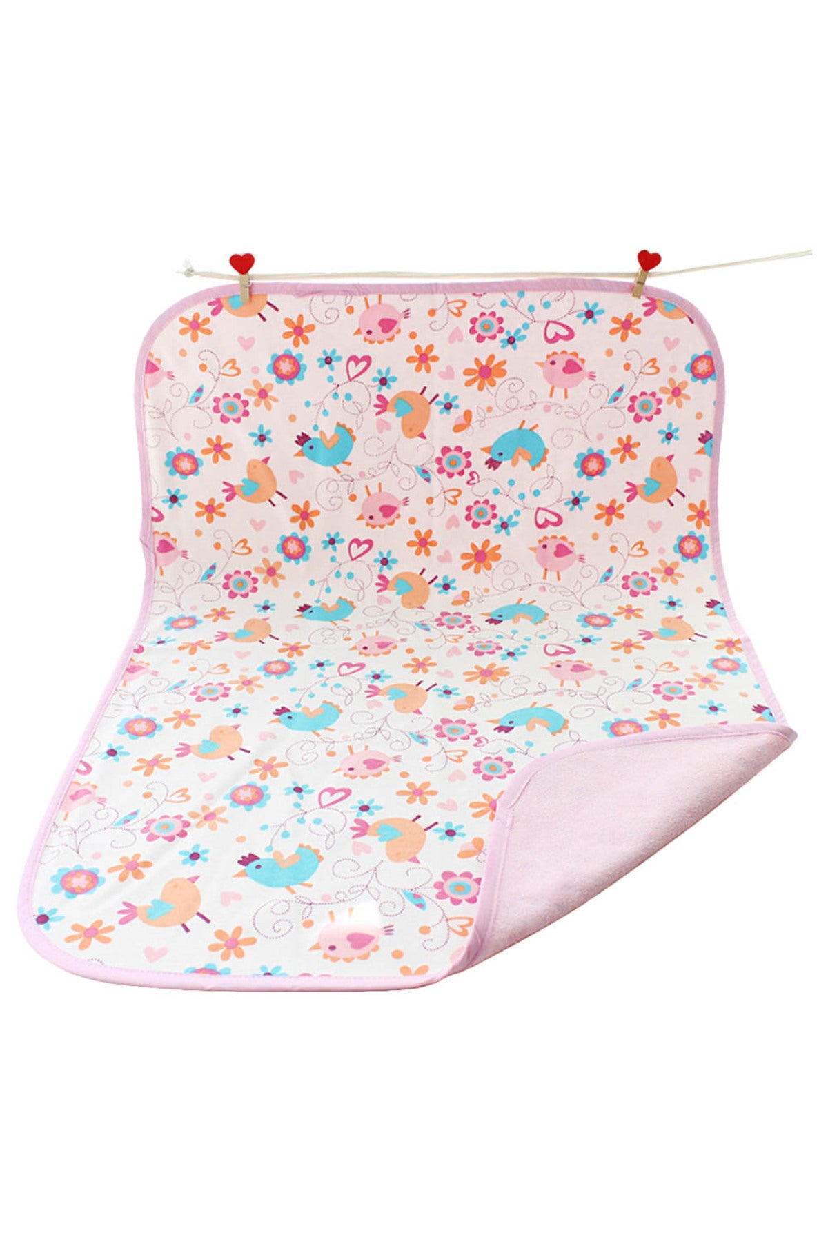 Star Babies Reusable Changing Mats - Printed Pink