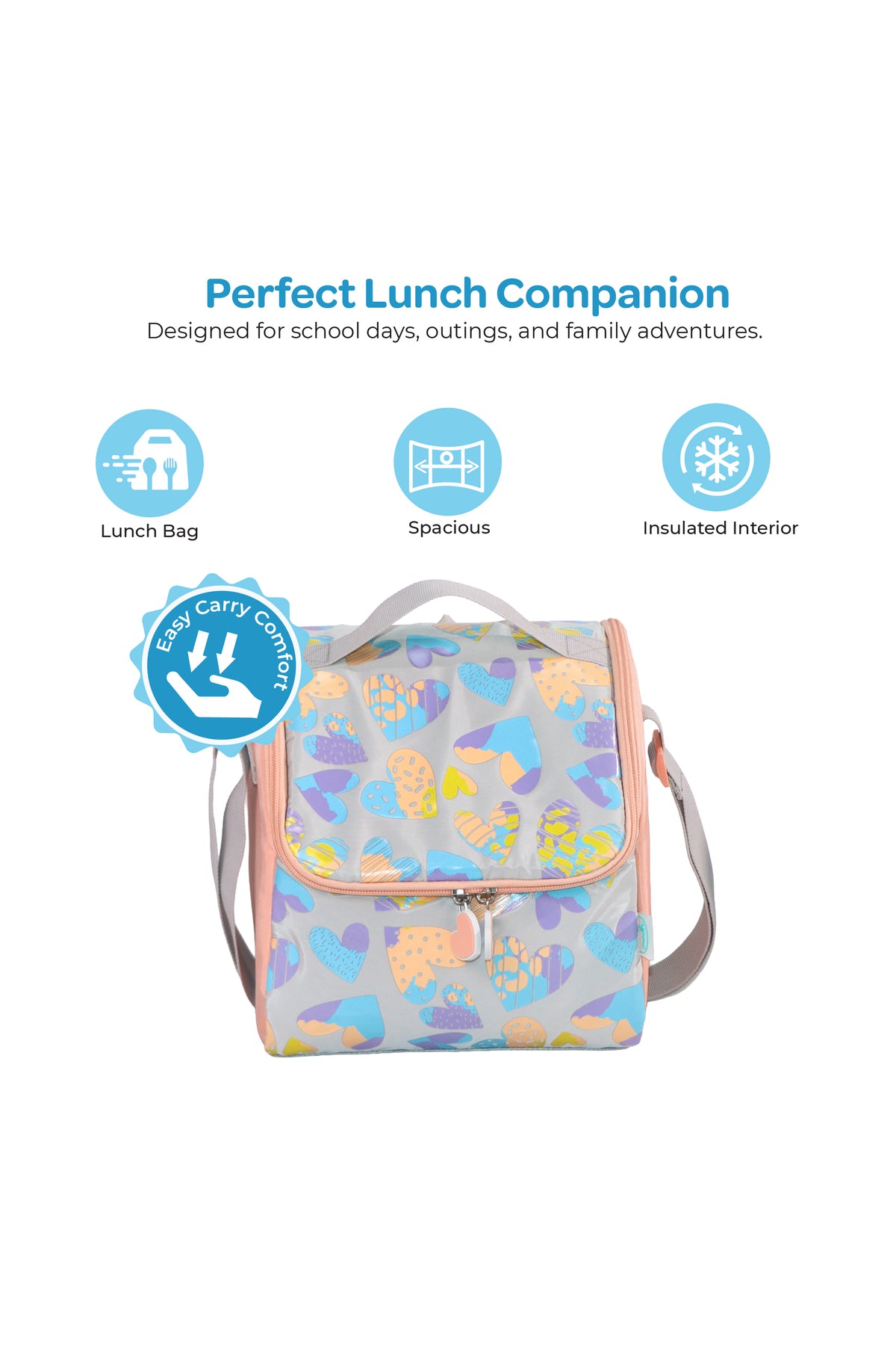 MOON Kids Insulated Lunch Bag – Leakproof Thermal Lunch Box for Boys & Girls | Durable, Lightweight & Easy-Clean | Perfect for School, Daycare & Outdoor Use