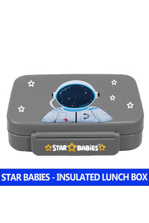 Star Babies - Astronaut Insulated Lunch Box - Grey