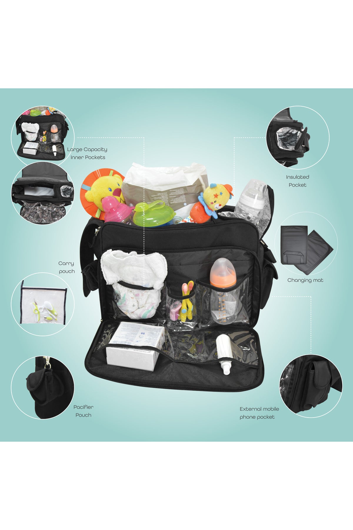 MOON 4ever - Messenger Bag - Grey