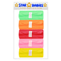 Star Babies Scented Bags  Odor Neutralizing  Leak-Proof  Compact Roll  0 Months   22 x 32 cm  Multicolor  Pack of 5 Rolls - 75 Pieces