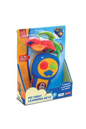 Little Learner My First Talking Key Toy - Teaches First Words, Lights & Sounds, Bilingual, 12M+