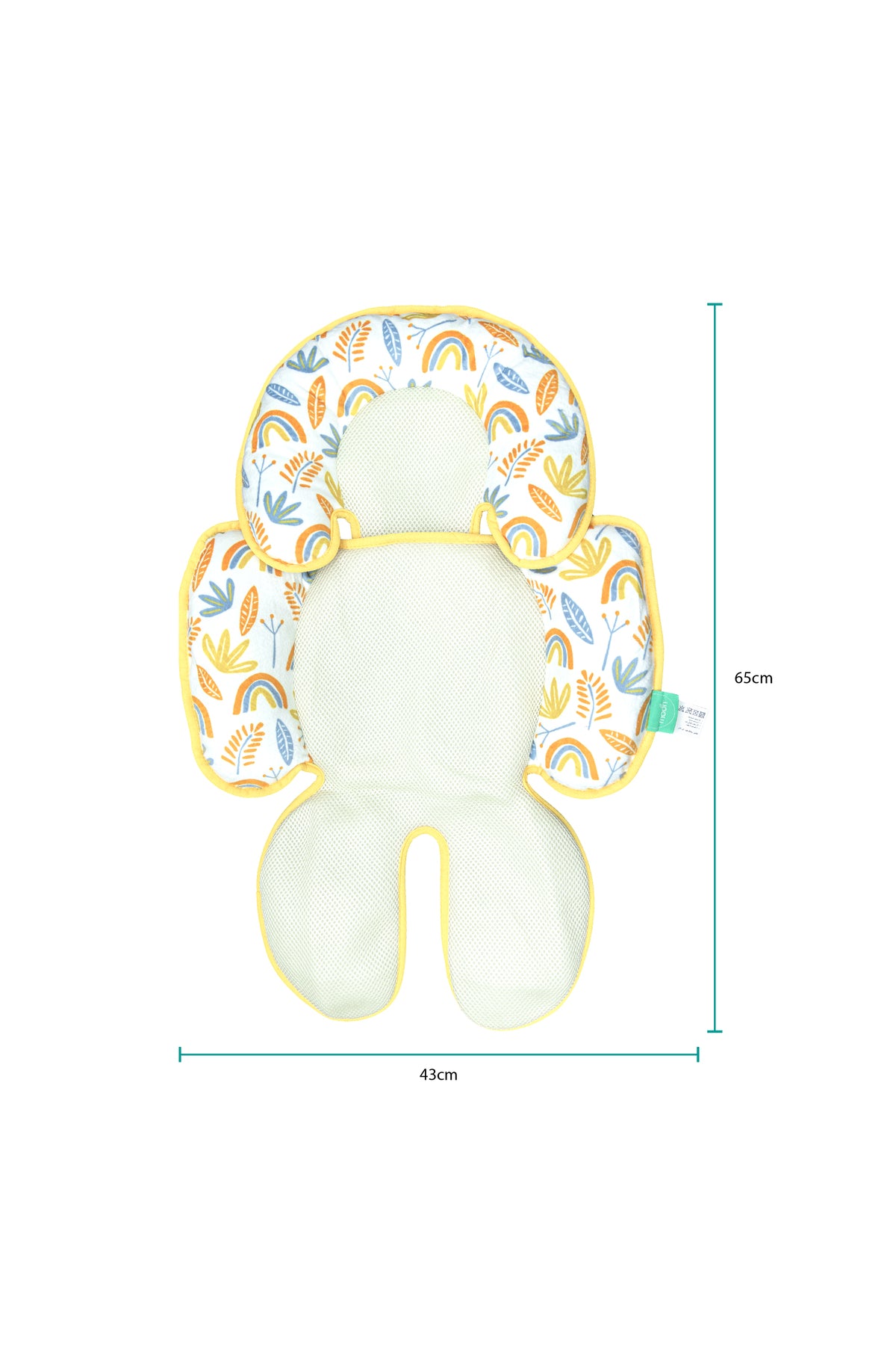 MOON Body Support Cushion-Car seat Pad Seat Warm Pad-Washable support pillow for new-born-Rainbow