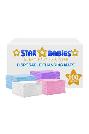 Star Babies - Disposable Changing Mats - 45x60cm - Pack of 100