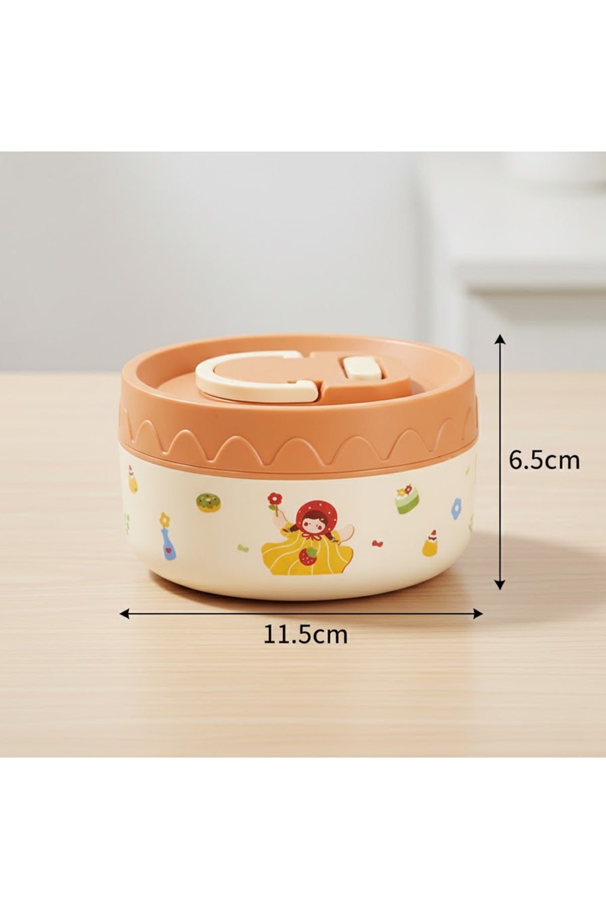 Star Babies Portable 304 Stainless Steel ,Microwave Safe Insulated Lunch Box /Food jar 400ml.