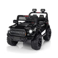 Urban Tots Pobo Battery Operated Jeep For Kids – Electric Ride-On, Dual Control Mode, Swing Function, Led Lights, With Seat (Make Me A Title) - Red & Black
