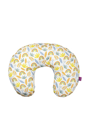 MOON Portable Nursing Breast Feeding Baby Support Pillow Cushion  With Washable Zippered Cover-Rainbow