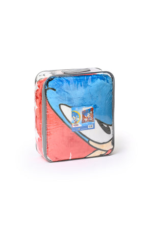 Sonic Raschel Blanket - Ultra-Soft, Lightweight & Durable - Unisex Throw - 100% Polyester - Red