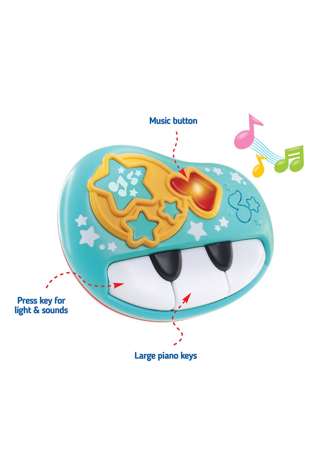 Little Learners My First Piano - Handheld Musical Instruments for Babies