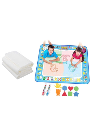 Star Babies Combo Pack (Drawing play mat with Disposable towel pack of 3) -White