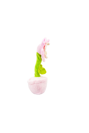 Galaxy Pinky Toy Musical Swing Flower for Kids, Ring Toss Interactive Flower Toy with Light and Music, Dancing Recording Flower Playset for Toddlers Boys and Girls