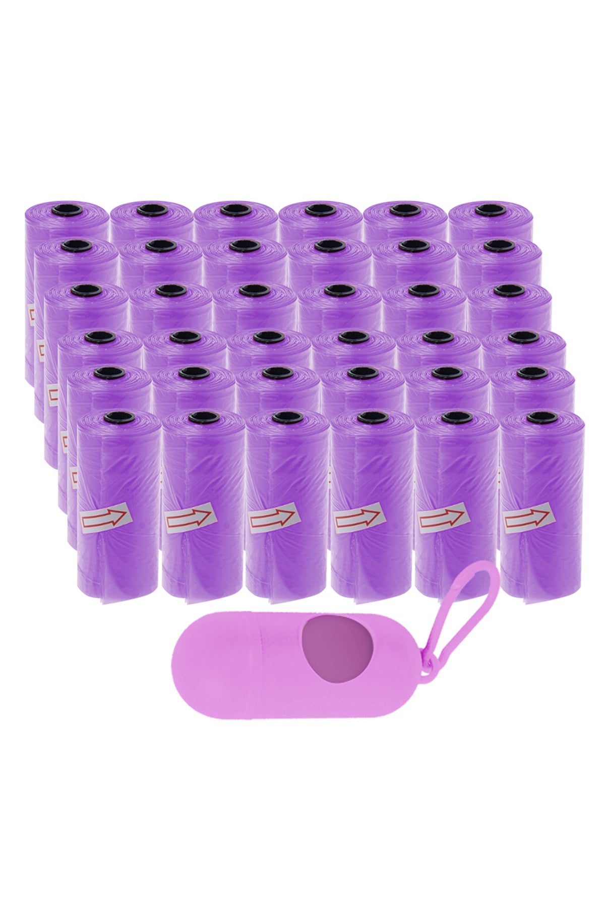 Star Babies - Disposable Scented Nappy Bag With Dispenser - Lavender - Pack of 36 - 540pcs
