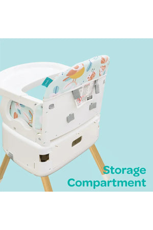 MOON HiteRite  4-in-1 Convertible -Baby Highchair-Booster-Dining Chair-Carry Box-Green
