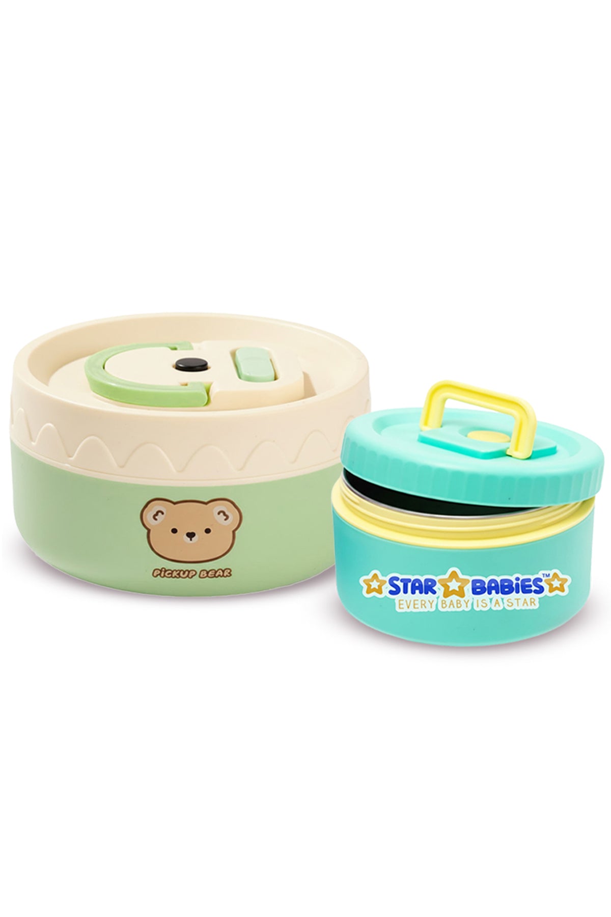 Star Babies - Stainless Steel Mnii lunch box/ food jar combo for food/soup /salad