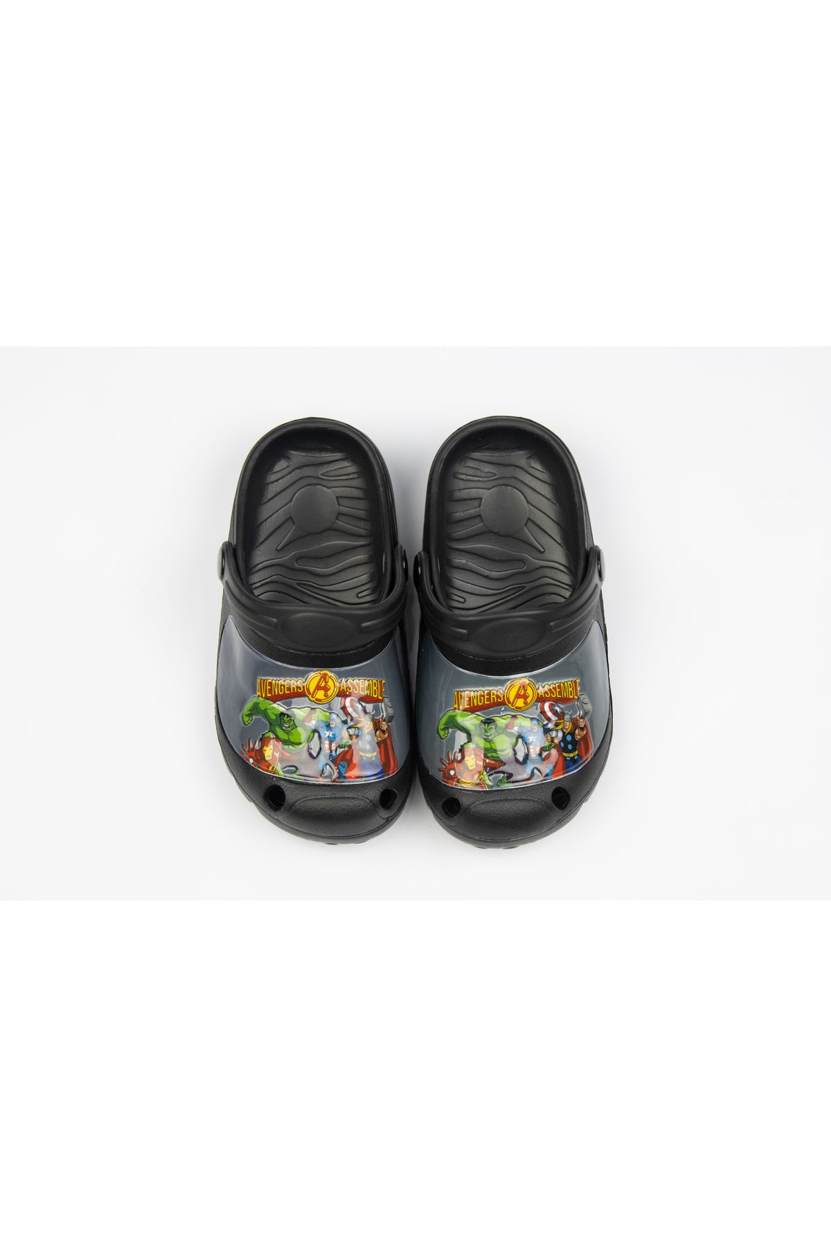 Marvel Kids Clogs – Lightweight & Comfortable Slip-On Footwear For Boys– Black