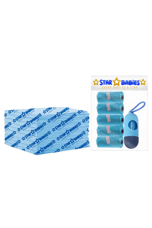 Star Babies - Scented Bag 5pcs With Dispenser & Breast Pad 20pcs - White