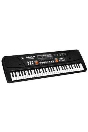 Urban Tots Bigfun Multi-Functional Piano 630 – 61 Full-Sized Keys, Lcd Display, Built-In Microphone, 50+ Sound Effects & 20 Songs-Black