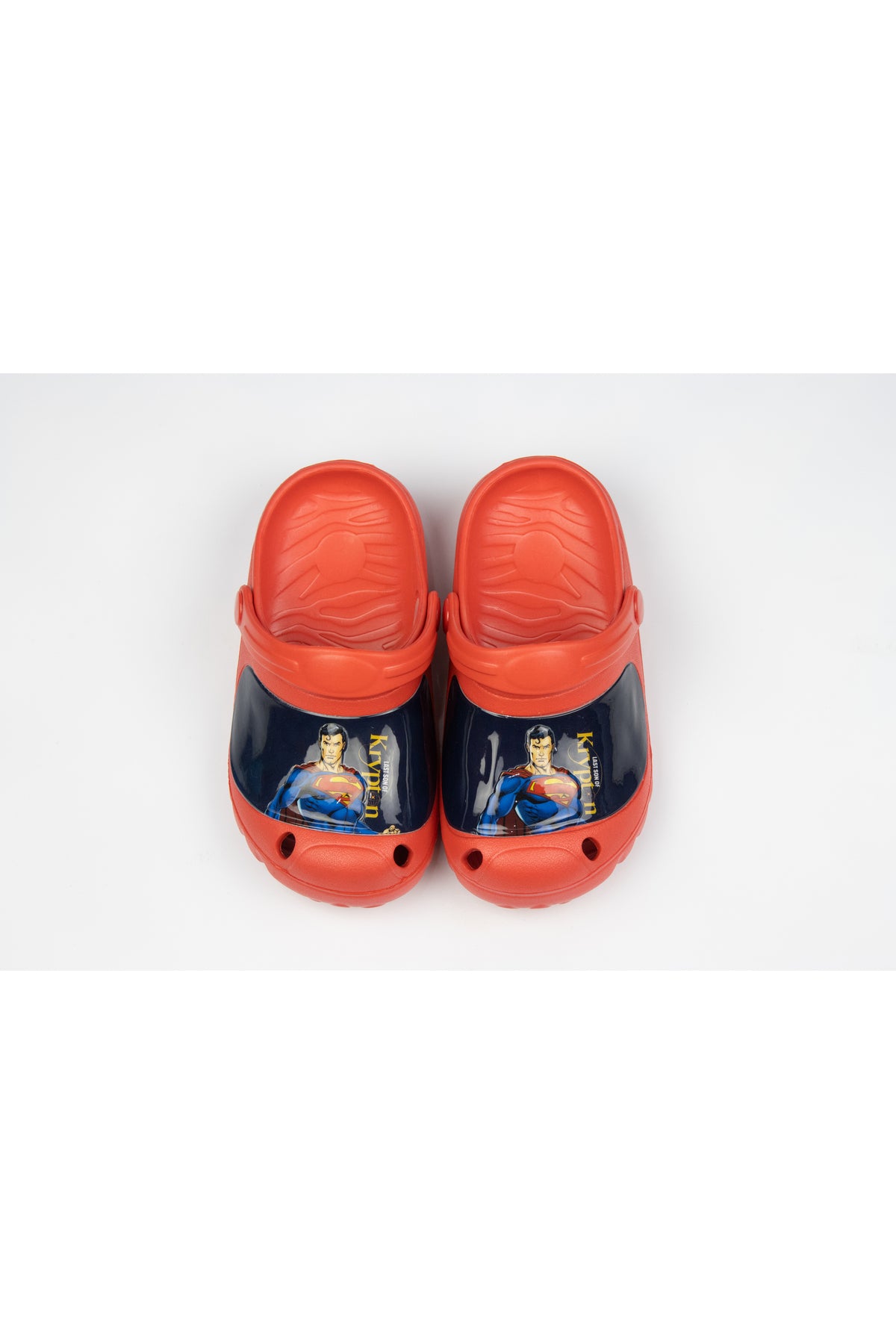 Superman Kids Clogs – Lightweight & Comfortable Slip-On Footwear For Boys – Red