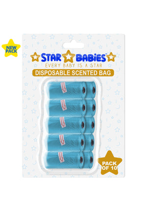 Star Babies - Scented Bag Blister - Pack of 10/150 Bags - Blue