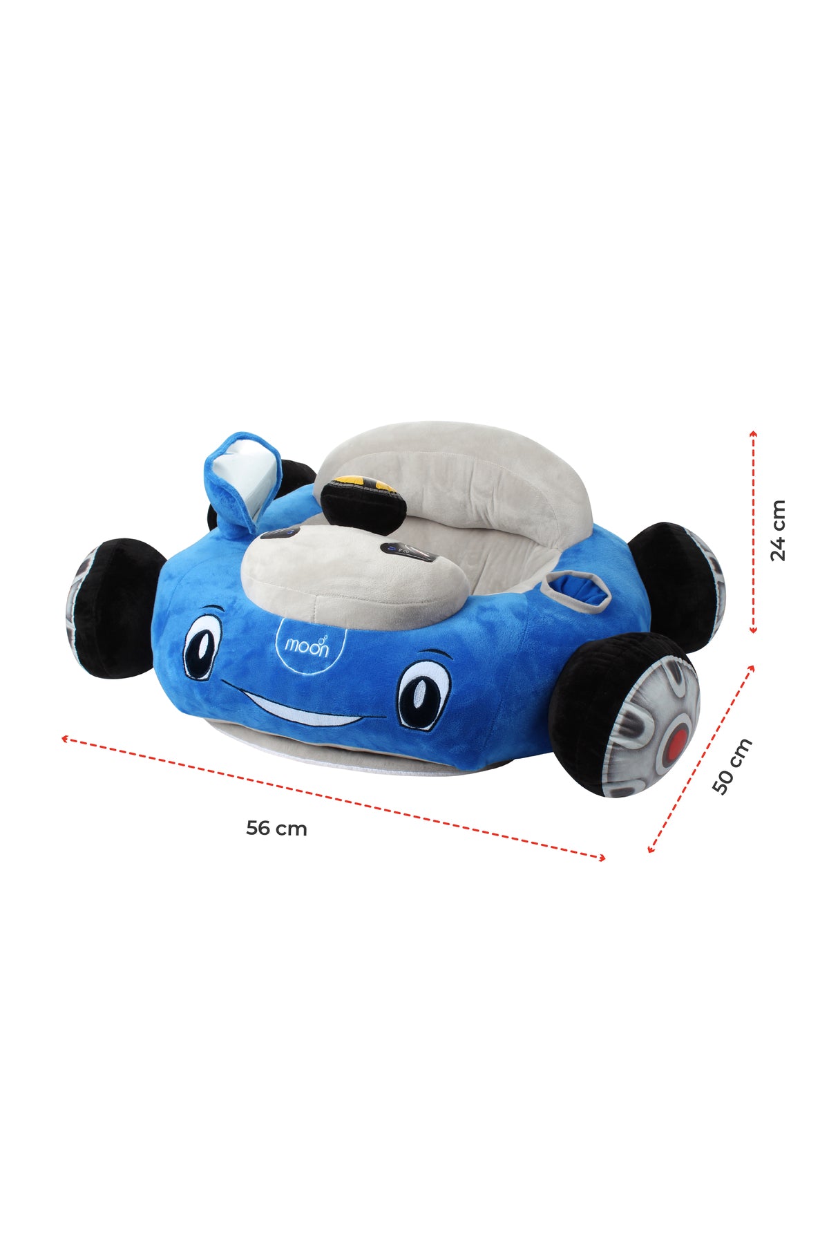 MOON Fluffi Portable Cushion Seat for Babies -Blue