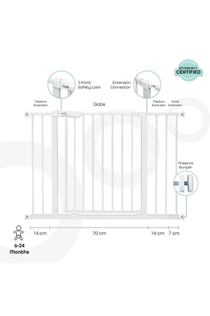 MOON Safety gate  74.5-114 cm