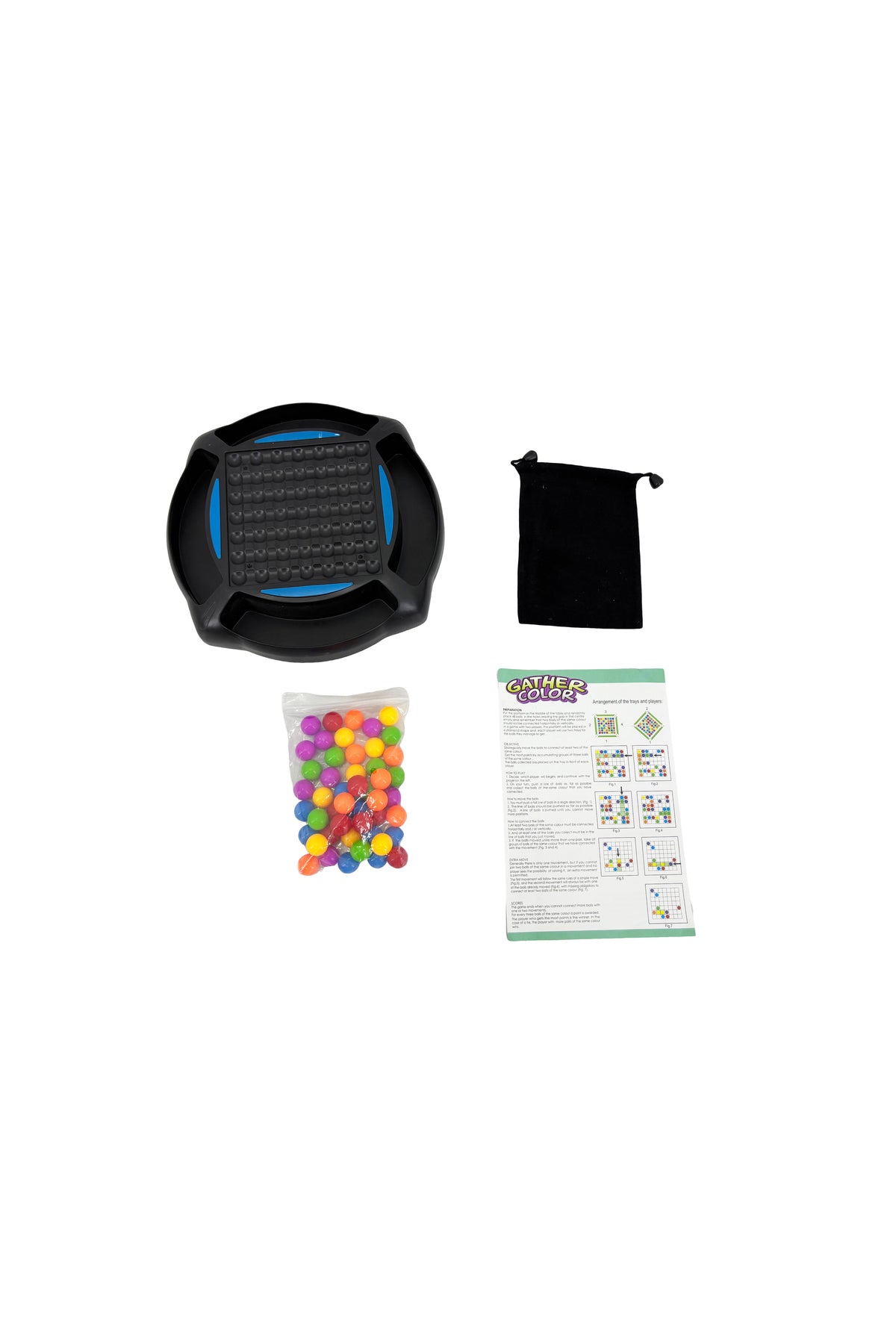Gather Color Matching Game for Kids 4+ | Fast-Paced Color Sorting Board Game with Balls & Tweezers | Educational STEM Toy for Focus, Coordination & Family Fun
