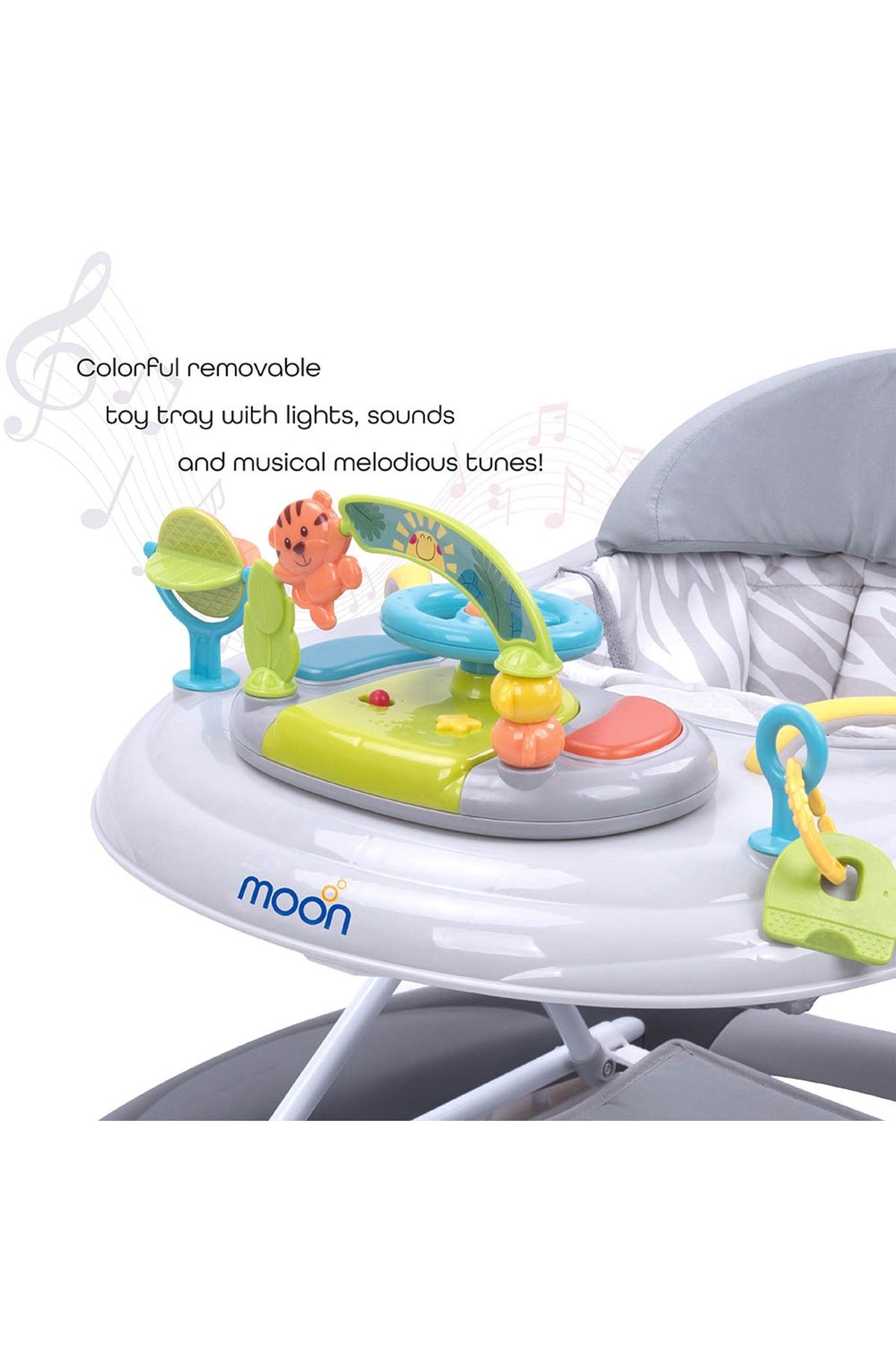 MOON Cruise 4-in-1 Walker - Grey