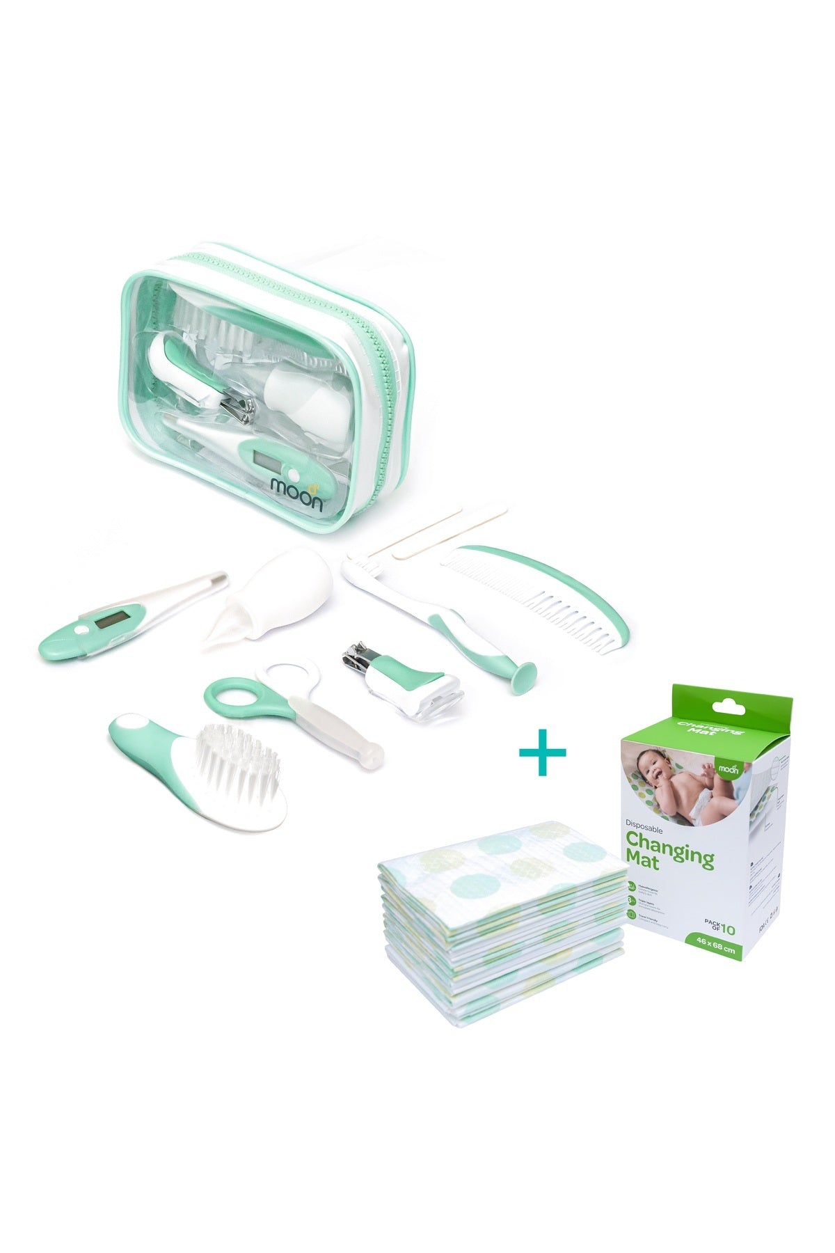MOON Baby Health care &Grooming Kit  with  Disposable changing  mat (46 x 68 cm)