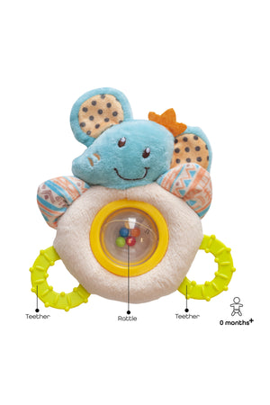MOON Soft Rattle Toy - Elephant