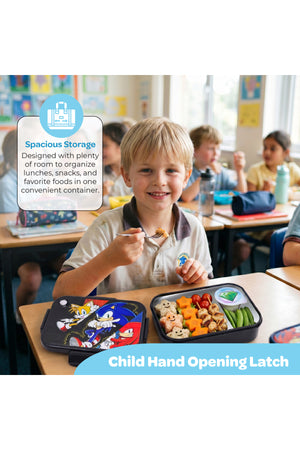 MOON Kids Lunch Box | PP + Stainless Steel Insulated Tiffin Box | Leak-Proof, BPA-Free, Durable School Lunch Box for Boys & Girls | Easy Open Clips | Food Safe Eco-Friendly Kids Meal Box