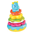 Little Learners Wobbly Dino Stacking Rings - Electronic Rings, Wobbly Base, Sing Along, 12M+