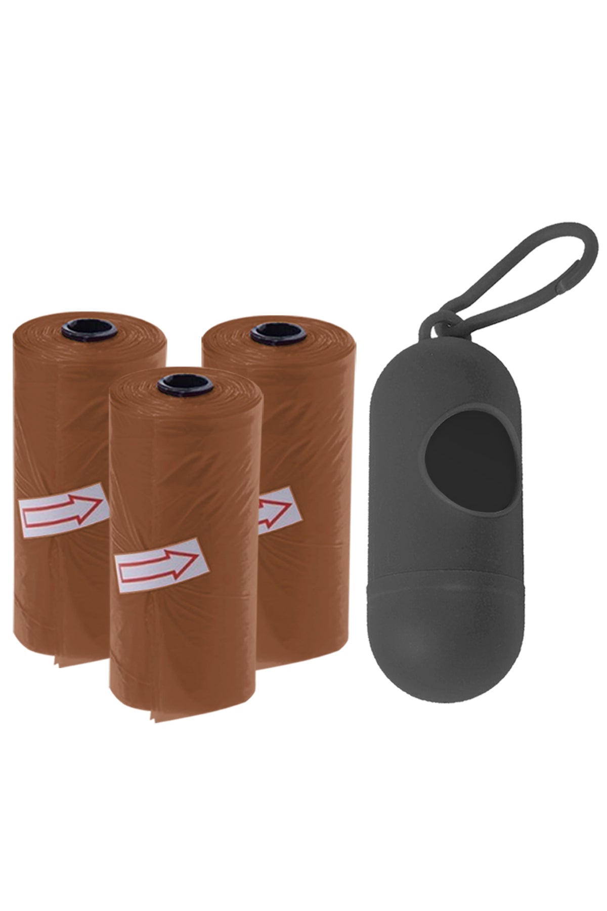 Star Babies - Scented Nappy Bag With Dispenser Pack of 3/45 Bags - Brown
