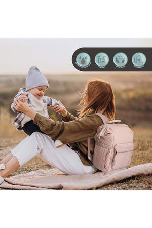 MOON ELISA Diaper Backpack-Pink