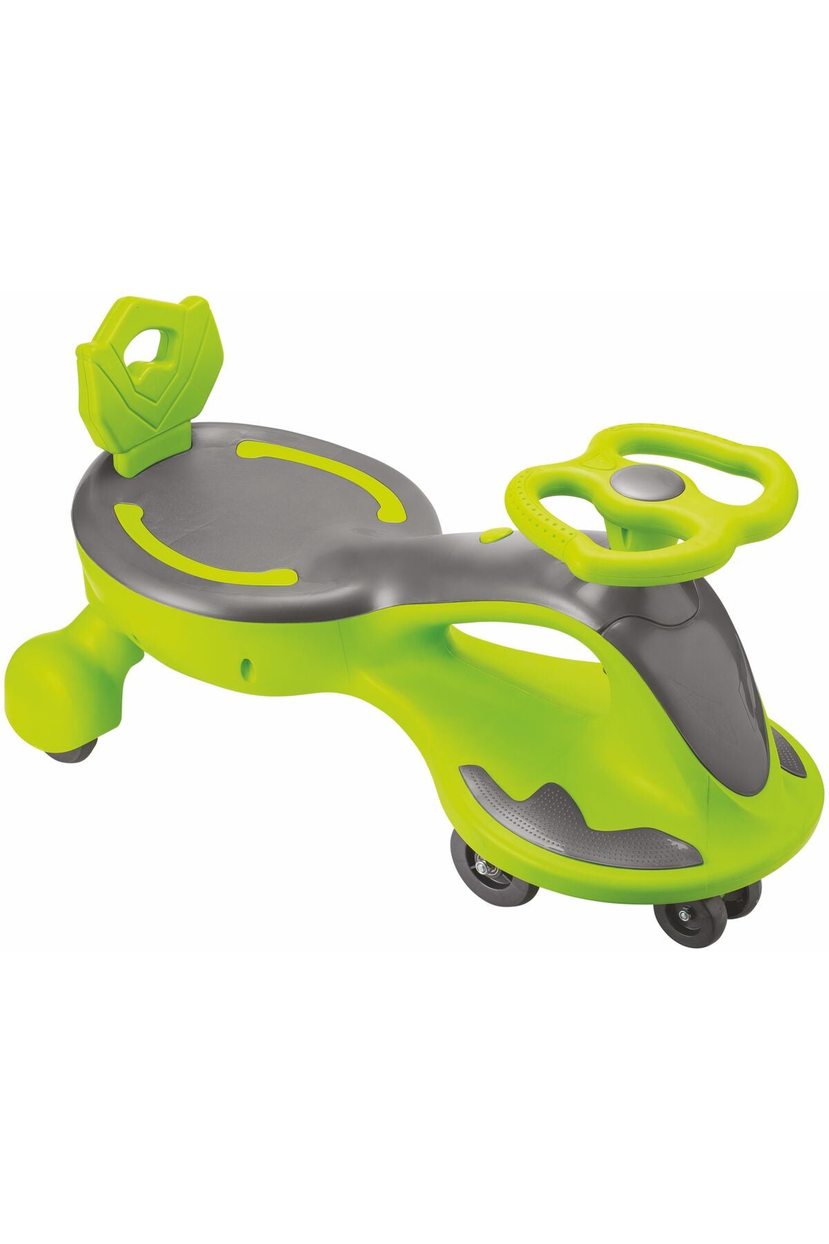 Urban Tots Premium Rider Swing Ride-On & Car For Kids With Safety Backrest And Push Handle-Green& Blue