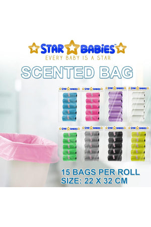 Star Babies Pink Scented Bag Pack of 10 - 150 Bags