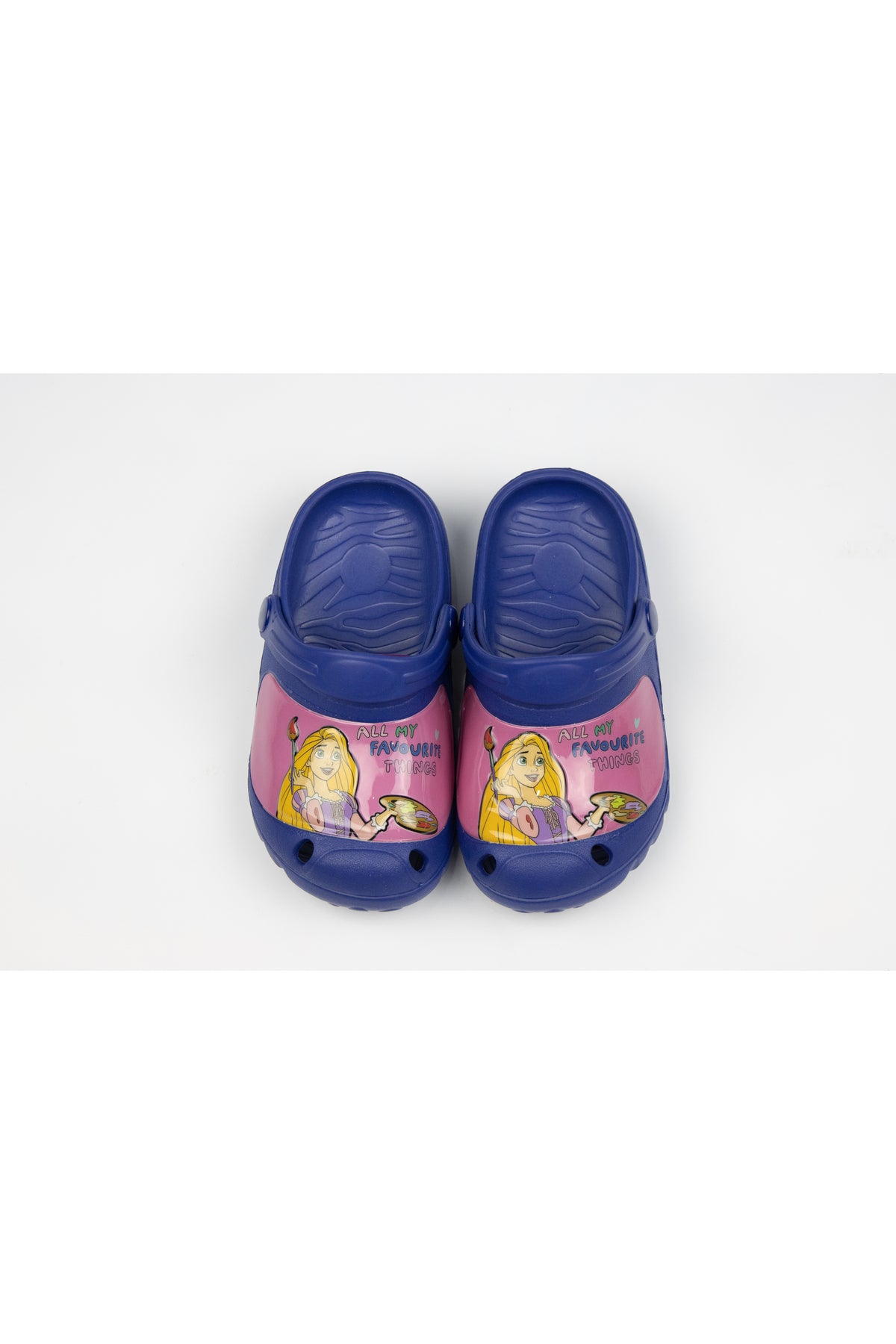 Mix Princess Kids Clogs –Lightweight & Comfortable Slip-On Footwear For Girls-Indigo