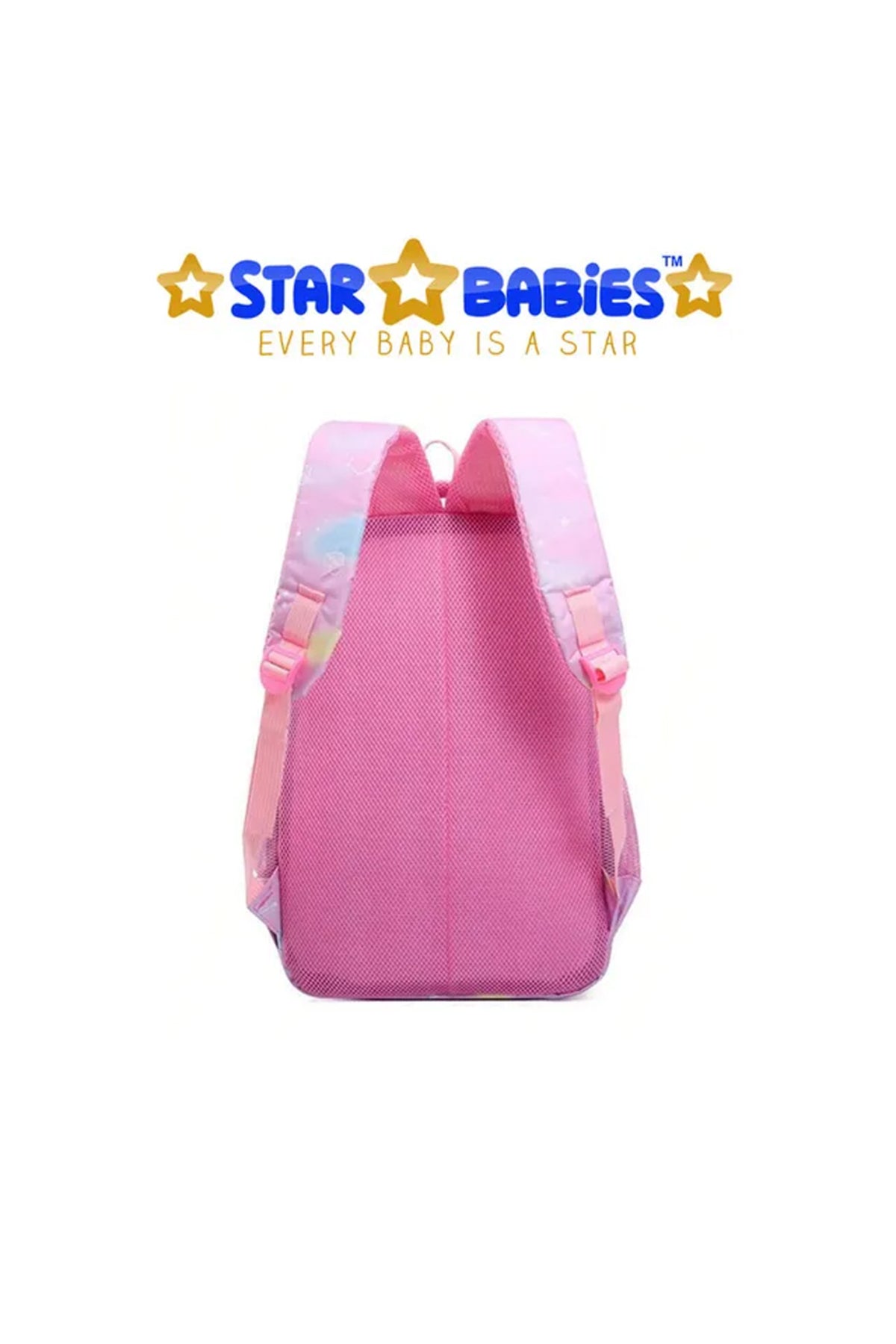 Star Babies - Custom Unique Fancy School Backpack - Rainbow Pink