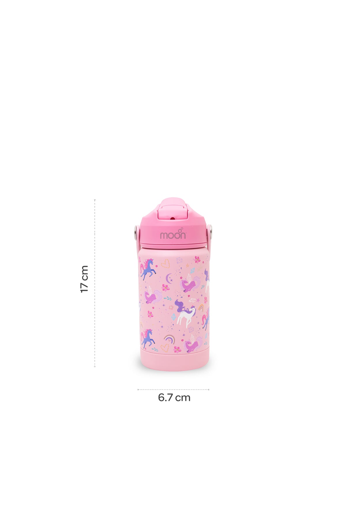 MOON Kids Insulated Water Bottle – BPA Free,Leak Proof Sipper for Toddlers – Eco-Friendly – Stays Cold or Warm for Hours -Unicorn