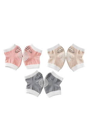 SunBaby - Girls Anti-Slip Crawling Kneepads - Pack of 3