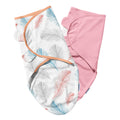 MOON Organic  swaddle- Pink Feather