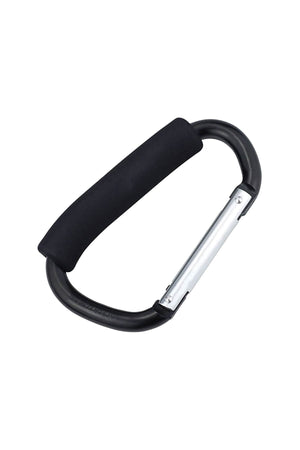 MOON Hands-Free Baby Stroller Hook - Durable, Lightweight & Strong - Black