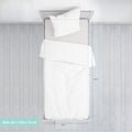 MOON  Premium 100% Cotton Terry, Breathable Waterproof Mattress Protector sheet with Skirt fit - 120x60x10 cm