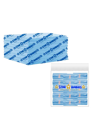 Star Babies - Disposable Changing Mat with Scented Bag - 15pcs - Blue